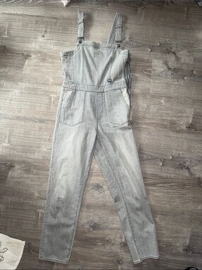 G-Star Light Gray Denim Overalls